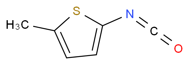 2-isocyanato-5-methylthiophene_分子结构_CAS_76536-99-7
