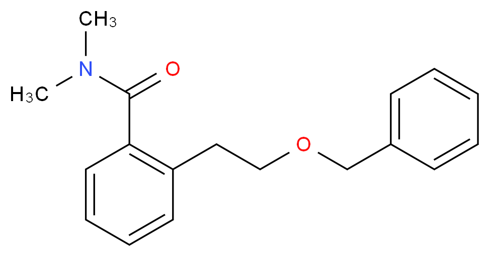 2-[2-(benzyloxy)ethyl]-N,N-dimethylbenzamide_分子结构_CAS_)