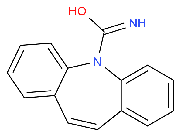 2-azatricyclo[9.4.0.0^{3,8}]pentadeca-1(15),3,5,7,9,11,13-heptaene-2-carboximidic acid_分子结构_CAS_298-46-4