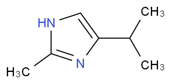 2-methyl-4-(propan-2-yl)-1H-imidazole_分子结构_CAS_37455-52-0