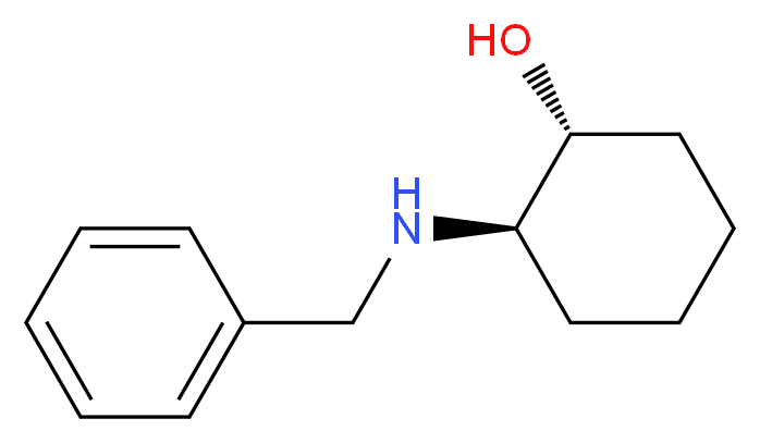 (1R,2R)-2-(benzylamino)cyclohexan-1-ol_分子结构_CAS_40571-86-6