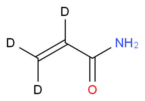 (<sup>2</sup>H<sub>3</sub>)prop-2-enamide_分子结构_CAS_122775-19-3