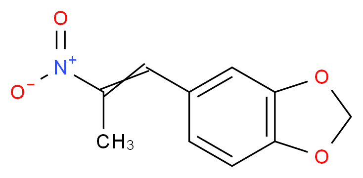 5-(2-nitroprop-1-enyl)-1,3-benzodioxole_分子结构_CAS_5438-41-5)
