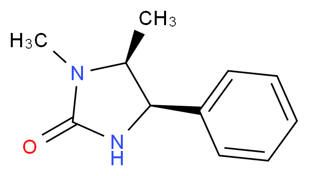 (4R,5S)-(-)-1,5-二甲基-4-苯基-2-咪唑烷酮_分子结构_CAS_92841-65-1)