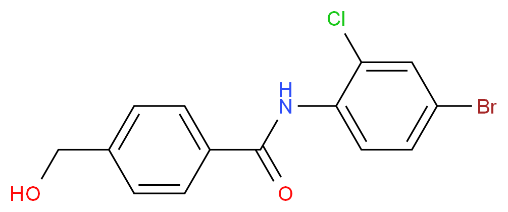 N-(4-Bromo-2-chlorophenyl)-4-methoxybenzamide_分子结构_CAS_902090-93-1)