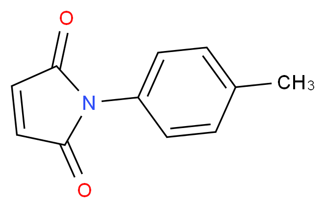 N-(4-Methylphenyl)maleimide_分子结构_CAS_1631-28-3)