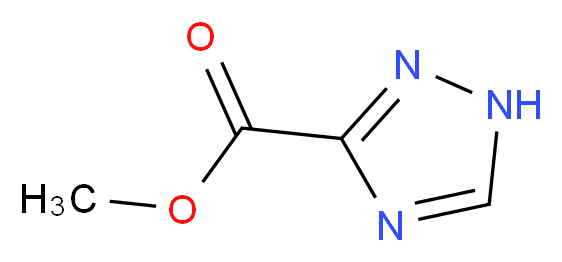 1H-1,2,4-三唑-3-羧酸甲酯_分子结构_CAS_4928-88-5)