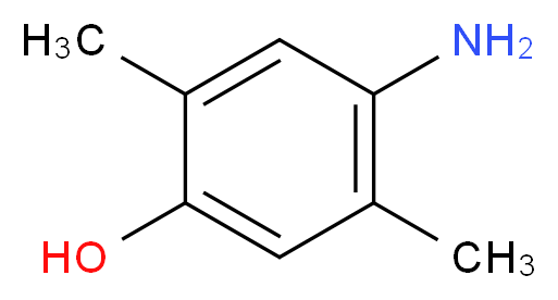 4-Amino-2,5-dimethylphenol_分子结构_CAS_3096-71-7)