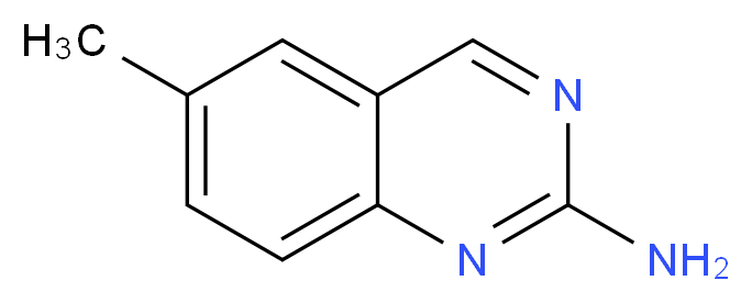 6-methylquinazolin-2-amine_分子结构_CAS_1687-52-1