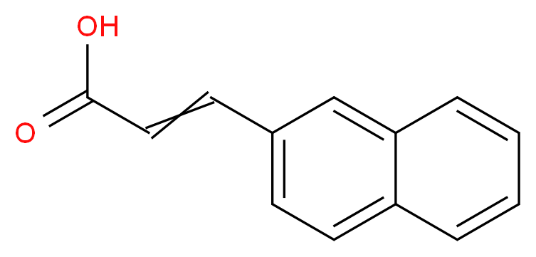 3-(naphthalen-2-yl)prop-2-enoic acid_分子结构_CAS_51557-26-7