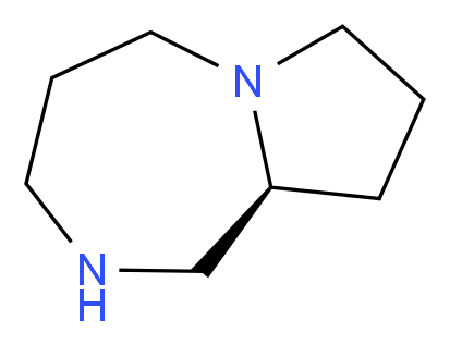 (9aS)-octahydro-1H-pyrrolo[1,2-a][1,4]diazepine_分子结构_CAS_109324-83-6