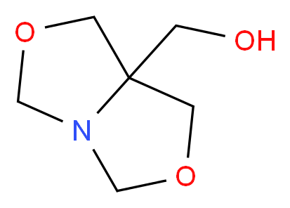 1H,3H,5H-噁唑并[3,4-C]噁唑-7A(7H)甲醇 溶液_分子结构_CAS_6542-37-6)