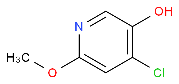 4-chloro-6-methoxypyridin-3-ol_分子结构_CAS_1196152-16-5