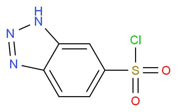 1H-1,2,3-benzotriazole-6-sulfonyl chloride_分子结构_CAS_70938-45-3