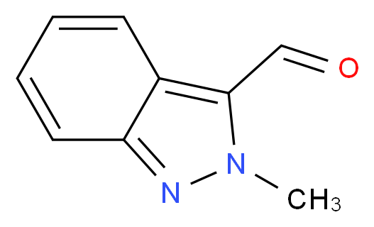 2-methyl-2H-indazole-3-carbaldehyde_分子结构_CAS_34252-54-5