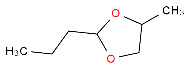 2-丙基-4-甲基-1,3-二氧戊环_分子结构_CAS_4352-99-2)