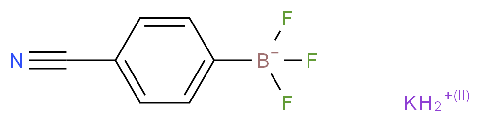 Potassium (4-cyanopheny)trifluoroborate_分子结构_CAS_850623-36-8)