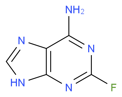 2-Fluoroadenine_分子结构_CAS_700-49-2)