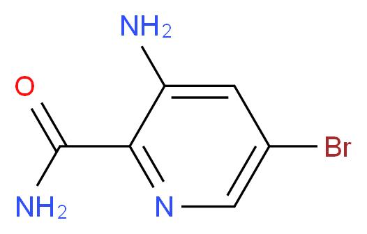 3-Amino-5-bromopicolinamide_分子结构_CAS_669066-89-1)