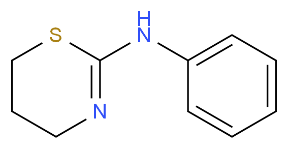 (5,6-Dihydro-4H-[1,3]thiazin-2-yl)-phenyl-amine_分子结构_CAS_)