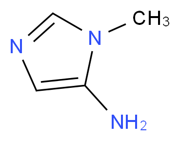 1-Methyl-1H-iMidazol-5-aMine_分子结构_CAS_66787-75-5)