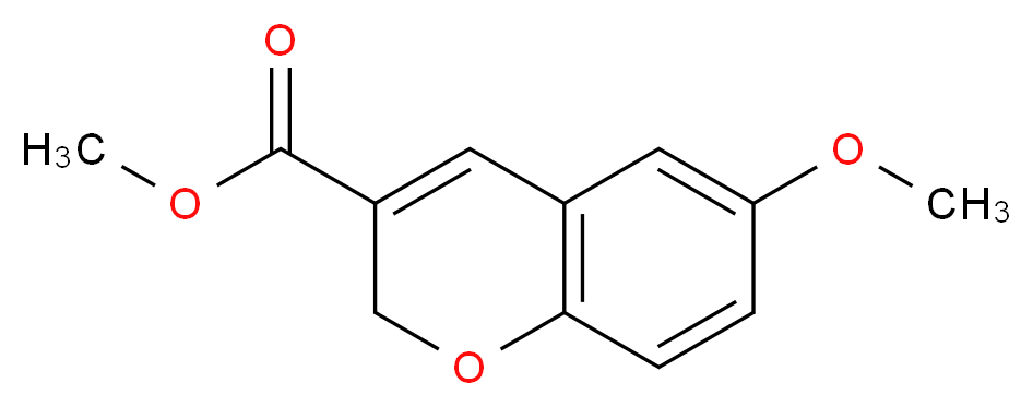 methyl 6-methoxy-2H-chromene-3-carboxylate_分子结构_CAS_338759-76-5