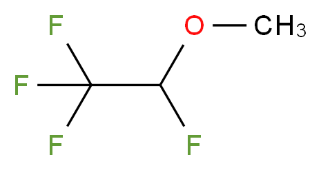 1,1,1,2-tetrafluoro-2-methoxyethane_分子结构_CAS_50285-05-7