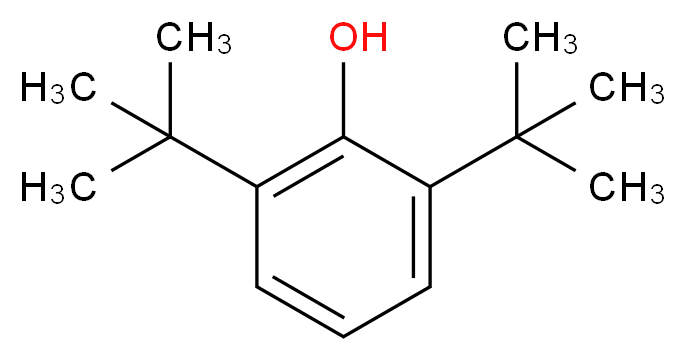 2,6-di-tert-butylphenol_分子结构_CAS_128-39-2