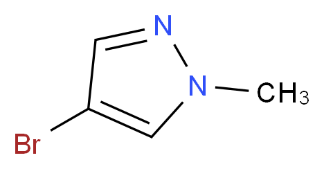 4-溴-1-甲基-1H-吡唑_分子结构_CAS_15803-02-8)