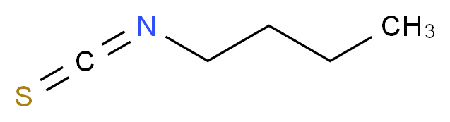 正丁基异硫代氰酸酯_分子结构_CAS_592-82-5)