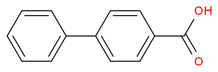 联苯-4-羧酸_分子结构_CAS_92-92-2)