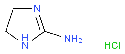 4,5-dihydro-1H-imidazol-2-amine hydrochloride_分子结构_CAS_26893-38-9