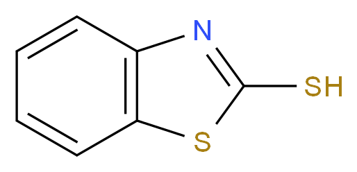 1,3-benzothiazole-2-thiol_分子结构_CAS_149-30-4