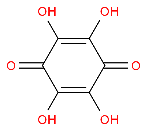 tetrahydroxycyclohexa-2,5-diene-1,4-dione_分子结构_CAS_5676-48-2