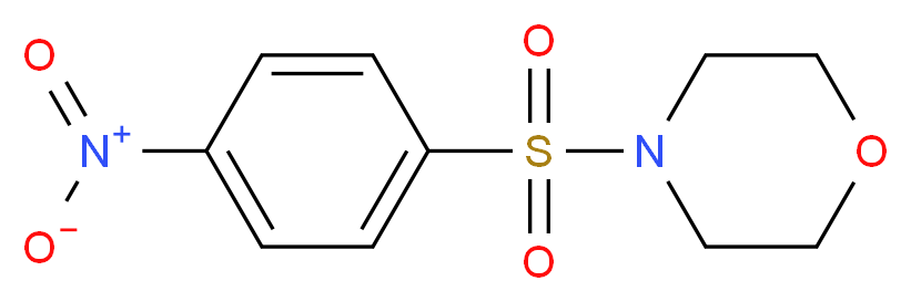 4-((4-Nitrophenyl)sulfonyl)Morpholine_分子结构_CAS_1024-30-2)