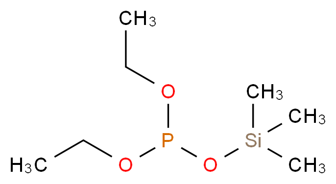 diethyl trimethylsilyl phosphite_分子结构_CAS_13716-45-5