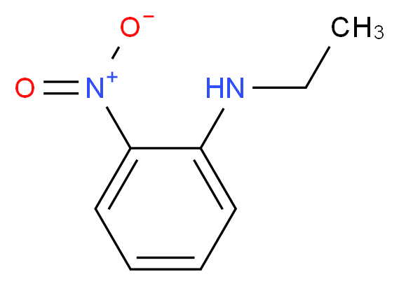 N-Ethyl-2-nitroaniline_分子结构_CAS_)