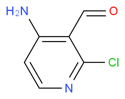 4-amino-2-chloronicotinaldehyde_分子结构_CAS_338452-92-9)