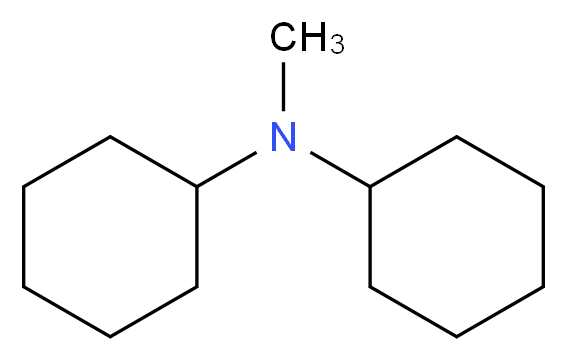 N-cyclohexyl-N-methylcyclohexanamine_分子结构_CAS_7560-83-0