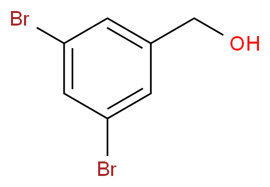 3,5-二溴苯甲醇_分子结构_CAS_145691-59-4)