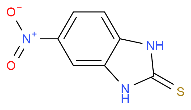 2-巯基-5-硝基苯并咪唑_分子结构_CAS_6325-91-3)