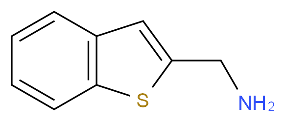 (1-benzothien-2-ylmethyl)amine_分子结构_CAS_6314-43-8)