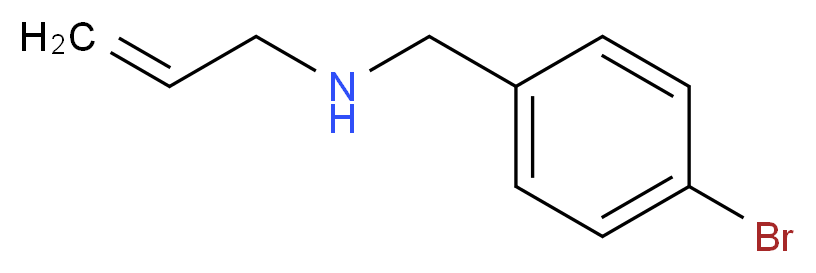 [(4-bromophenyl)methyl](prop-2-en-1-yl)amine_分子结构_CAS_99359-28-1