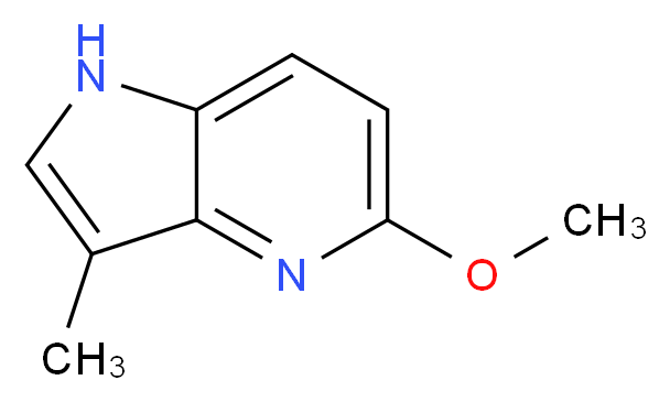 5-Methoxy-3-methyl-1H-pyrrolo[3,2-b]pyridine_分子结构_CAS_138469-76-8)