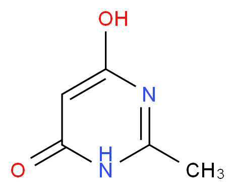 6-hydroxy-2-methyl-3,4-dihydropyrimidin-4-one_分子结构_CAS_1194-22-5