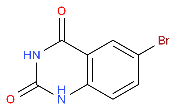 6-Bromo-1H-quinazoline-2,4-dione_分子结构_CAS_88145-89-5)