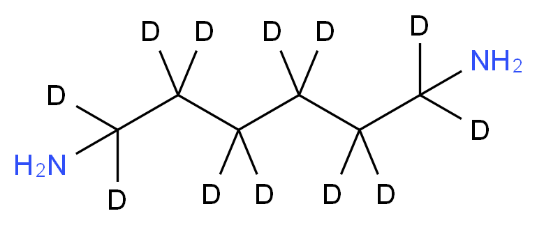 (<sup>2</sup>H<sub>1</sub><sub>2</sub>)hexane-1,6-diamine_分子结构_CAS_124405-63-6