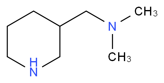 N,N-dimethyl-1-(3-piperidinyl)methanamine_分子结构_CAS_90203-05-7)