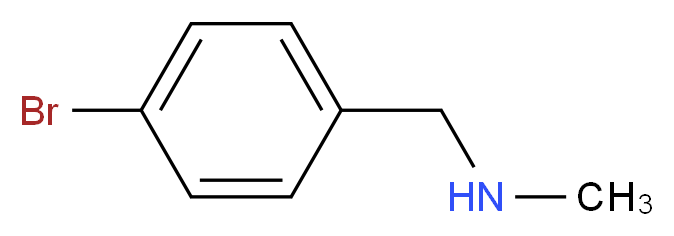 [(4-bromophenyl)methyl](methyl)amine_分子结构_CAS_699-03-6