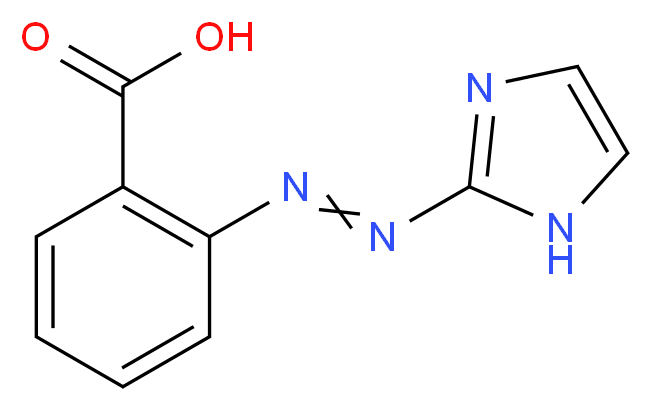 2-[2-(1H-imidazol-2-yl)diazen-1-yl]benzoic acid_分子结构_CAS_222401-49-2